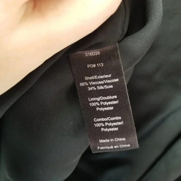 Elizabeth and James Annabelle Long-Sleeve Belted Dress Bronze Black 2 - Picture 13 of 14